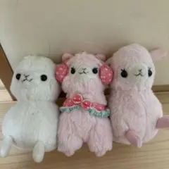アルパカ ぬいぐるみ マスコット 3点セット
