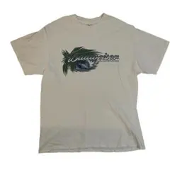 90s TULTEX Tシャツ 紺 両面プリント ワイドシルエット ビンテージ 