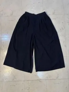 ネイビー ガウチョパンツ