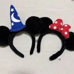 ディズニー Disney ミッキー ミニー カチューシャ 魔法使いの帽子