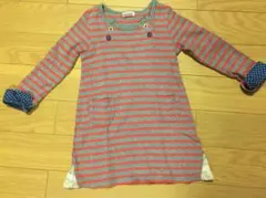 【再値下げ】ブランシェス☆ボーダーワンピース 110