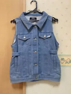 BACKS バックス　デニムベスト　レディース服