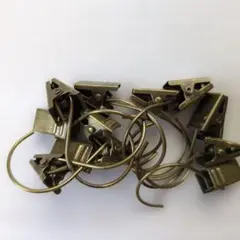 アンティークブロンズクリップフック