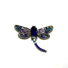 BR-380 ♡ 蜻蛉 とんぼ トンボ 昆虫 ゴールド ブローチ ♡