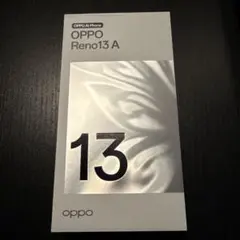 新品未使用　OPPO Reno 13A シムフリー　アイスブルー