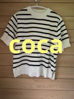 【coca】サマーニットトップス レディースM