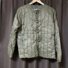 TAION×ビームスライツ別注　チャイナリバーシブルダウン　カーキ