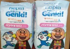 nepia ゲンキ Mサイズ 52枚×2パック　 アンパンマン