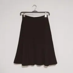 フレアスカート ひざ丈 OL用 事務服 イオン ブラックのサムネイル