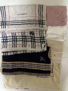 BURBERRY チェック柄タオルセットおまけカルバンクラインハンドタオル2枚
