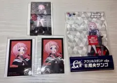 周央サンゴ 七次元生徒会！ くじスクエア チェキ風カード アクリルスタンド