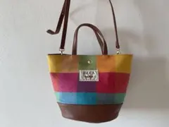 極美品ほぼ未使用品◎AVOCAアボカ チェック地×ボトムレザー ショルダーバッグ 極美品ほぼ未使用品◎AVOCAアボカ チェック地×ボトムレザー ショルダー