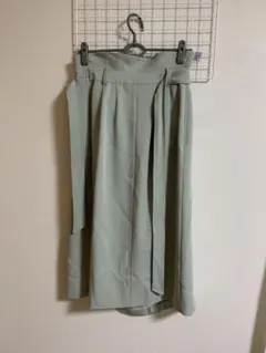 NOBLE ミントグリーン　ロングスカート