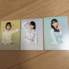 =LOVE 髙松瞳 大場花菜 瀧脇笙古 武道館 トレカ ３枚セット