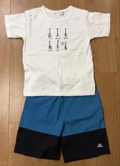 キッズＴシャツ短パンセット　撥水加工　140
