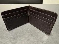 マネークリップ　本革