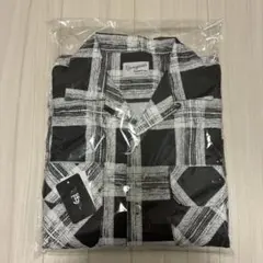黒 ブラック プリント ネルシャツ FJ PRINT NEL Black - メルカリ