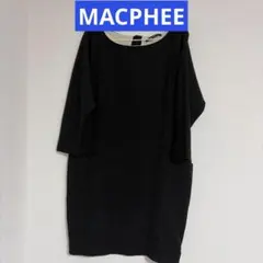 MACPHEE ラメ　ワンピース　チュニック　ニットのサムネイル