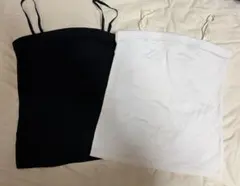 キャミソール ベアトップ　2色セット