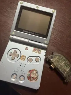 Nintendo ゲームボーイアドバンスSP 水色 ジャンク品 動作未確認