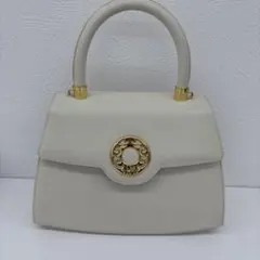 HANAe MORI ホワイト ハンドバッグ