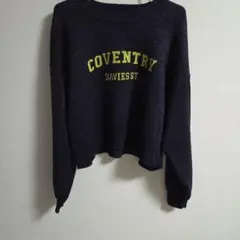 nikoand☆COVENTRY DAVIESST ロゴ ニットShort