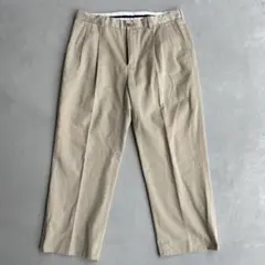 90s ラルフローレン ツータック ポロチノ ベージュ