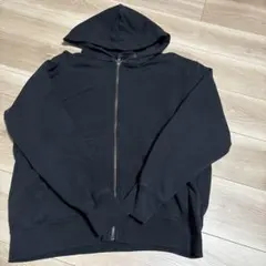 ユニクロ　スウェットフルジップパーカー　ブラックM