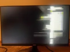 Acer 液晶ディスプレイ 画面ひび割れあり - メルカリ