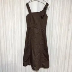 最終値下げ❣️ブラウン　レディース　ワンピース　Ｍ　春　ジャンパースカート