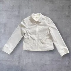 KUMIKYOKU 女児ホワイトジャケット LL