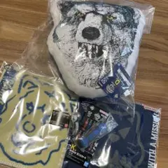 マンウィズ 一番くじ ガチャ カミカゼボーイ フェイクッション タオル