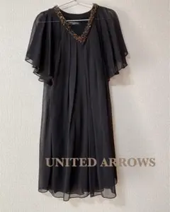 【UNITED ARROWS】 スパンコールワンピース