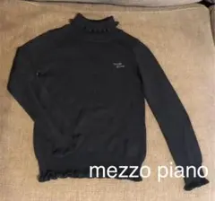 ☆お値下げしました☆メゾピアノ　クロ・タートルセーター　約120センチ