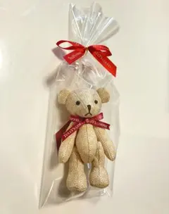 TULLY'S COFFEE クマのぬいぐるみキーホルダー
