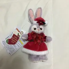 ダッフィーアンドフレンズクリスマス2024　ステラルー ぬいば　ぬいぐるみバッジ