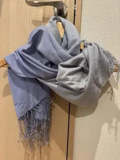 シルク×カシミヤ100% ストール　グラデーション　ブルー系のサムネイル