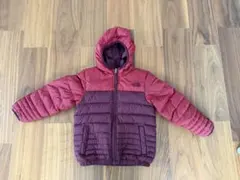 THE NORTH FACE フード付きダウンコート 赤 紫 リバーシブル