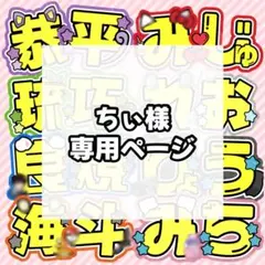 ちぃ様 専用ページ