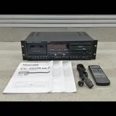 優良動作品・TASCAM CDレコーダー/カセットデッキ CC-222SLMK2 CC-222MKIII | 業務用CDレコーダー/カセットデッキ | TASCAM (日本)