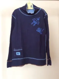 TINKERBELL リバーシブルスタンドネック 長袖Tシャツ 140cm