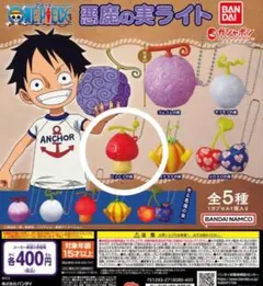 【ONEPIECE セット】 悪魔の実ライト ヒトヒトの実 ガシャポン