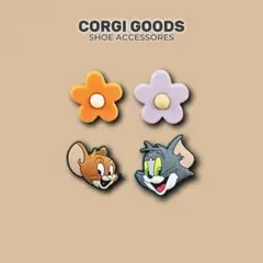 【人気商品】クロックス ジビッツ 4点セット✨バラ売り可✨ TJ-3