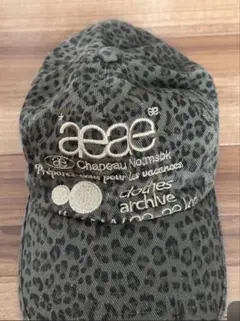 aeae ヒョウ柄キャップ フリーサイズ