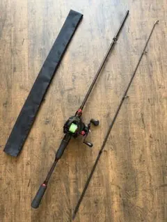 釣り竿リールセット◇ベイトセット◇PEライン巻き込み済み◇5.5ft 