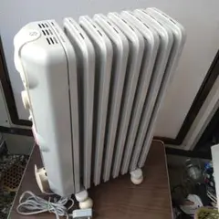 オイルヒーター 温度調節ダイヤル付き ホワイト