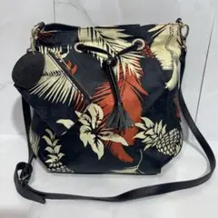 LEONARD ショルダーバッグ 巾着型 花柄ハート柄 - メルカリ