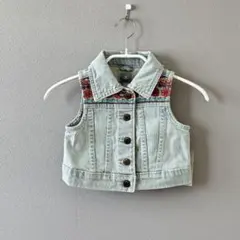 【新品】 GAP　kids　girl　サイズ90cm　デニムベスト