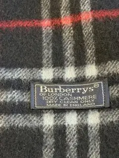 Burberry's 100%カシミヤ マフラー チェック柄