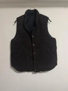 コーデュロイ ブラウン ベスト